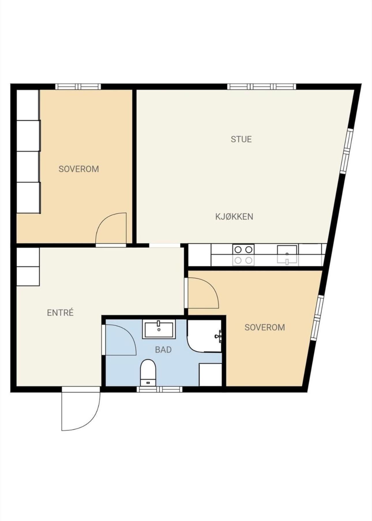 A Place To Stay Stavanger, Apartment 5 - Quality And Free Parking- ภายนอก รูปภาพ